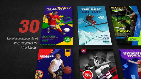Videohive Sport Promo Instagram Stories Product Promo template preview