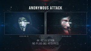 Videohive Anonymous Attack Logo Stings template preview