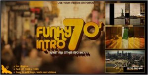 Videohive Funky Intro Video Displays template preview