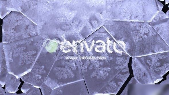 Videohive Ice Break logo reveal Logo Stings template preview