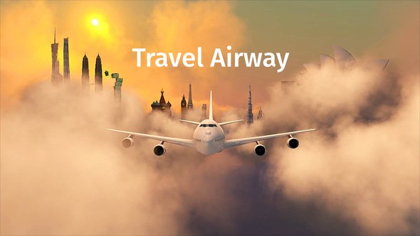 Videohive Travel - Airway Logo Stings template preview