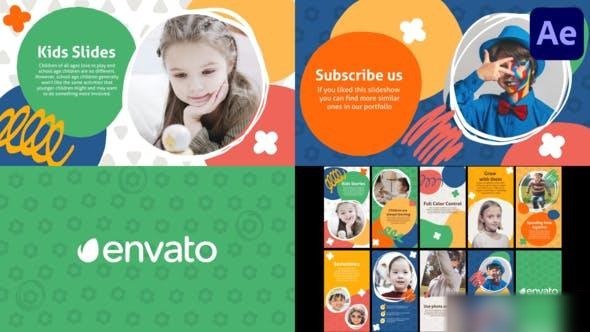 Videohive Kids Slideshow for After Effects 47246547 Openers template preview