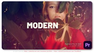 Modern Media Opener Premiere Pro template preview