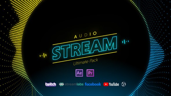 Videohive Stream Audio Pack Broadcast-packages template preview