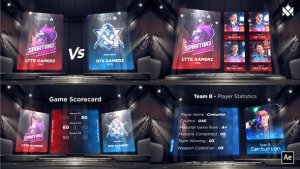 Videohive E-Sports Games Graphics Pack Broadcast-packages template preview