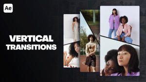 Videohive Stylish Vertical Transitions Elements template preview