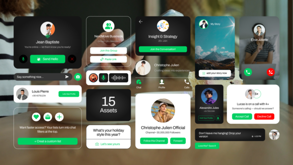 Videohive WhatsApp Social Media Lower Third Elements template preview