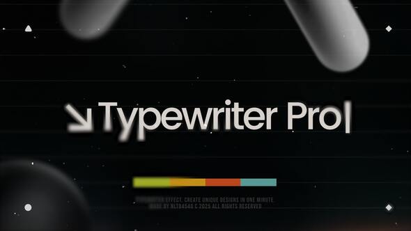 Videohive Typewriter Pro 56977162 Titles template preview