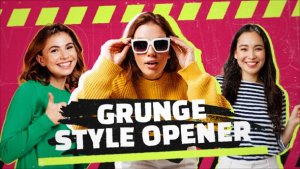 Videohive YouTube Blog Intro || Grunge Intro Openers template preview