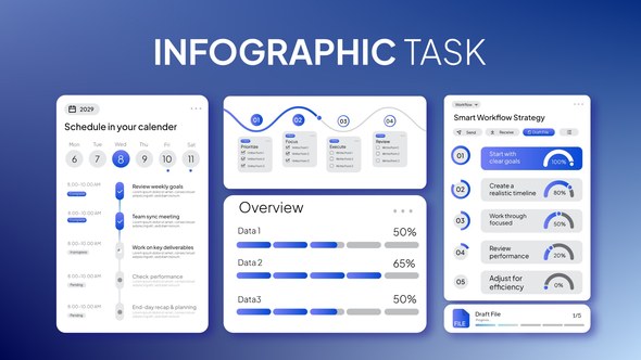 Videohive Infographic Task Logo Stings template preview