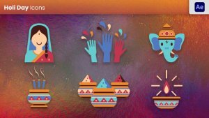 Videohive Holi Festival Element 56895031 Elements template preview