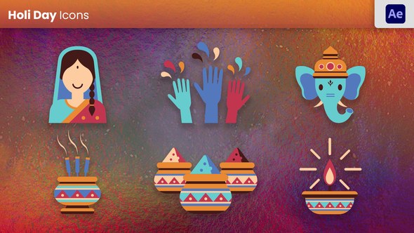 Videohive Holi Festival Element 56895031 Elements template preview