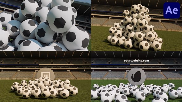 Videohive Football Logo for After Effects Logo Stings template preview