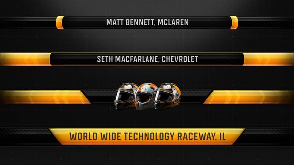 Videohive One Line Racing Lower Thirds Broadcast-packages template preview