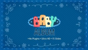 Videohive Baby Album Video Displays template preview