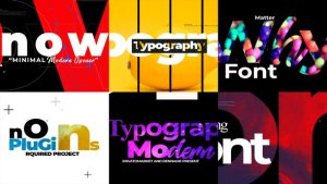 Videohive Minimal Typograpy Opener Titles template preview