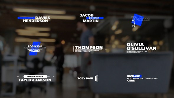 Videohive Modern Lower Thirds 46852802 Elements template preview