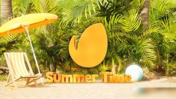 Videohive Summer Logo 37596208 Openers template preview