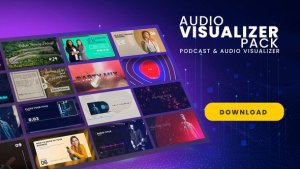 Videohive Podcast & Audio Visualizer Pack Product Promo template preview