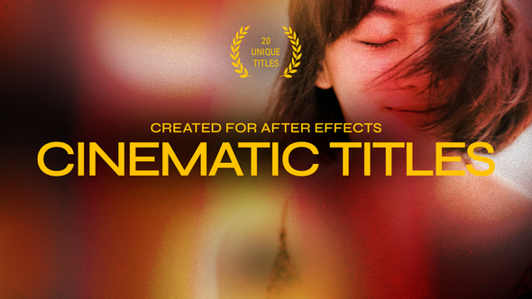 Videohive Cinematic Titles 58527724 Titles template preview