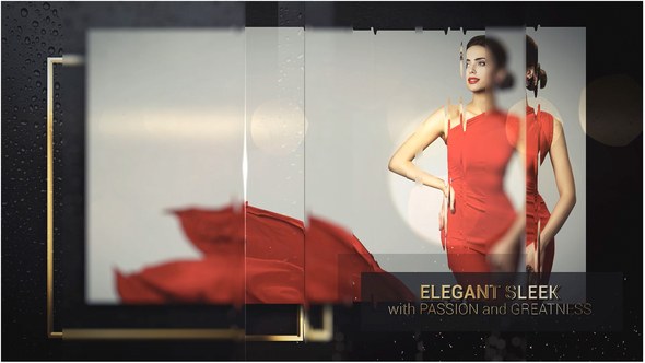 Sleek Slideshow Video Displays template preview