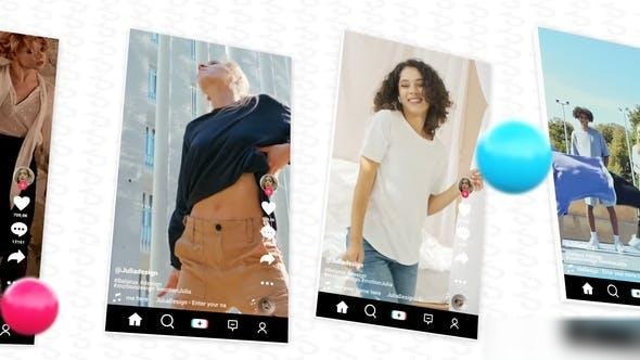 Videohive Tik Tok Promo Openers template preview