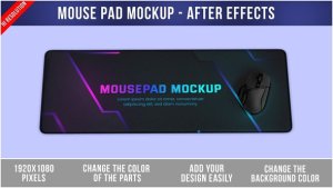 Videohive Mouse Pad Mockup Product Promo template preview