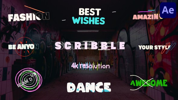 Videohive Scribble Titles | After Effects 38554842 Titles template preview