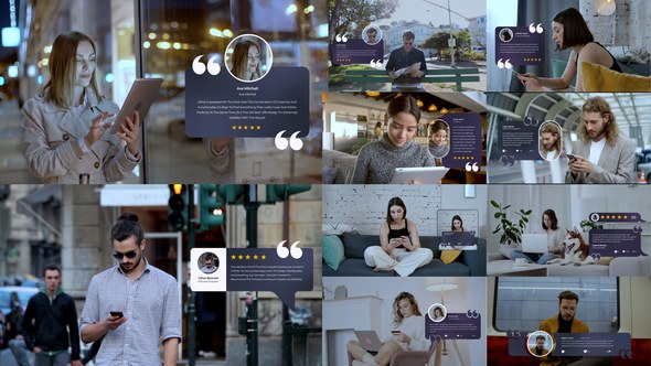 Videohive Testimonial Social Media After Effect Template Elements template preview
