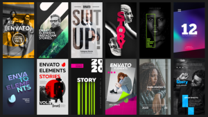 12 Instagram Stories Vol. 5 Video Displays template preview