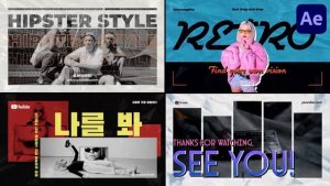Videohive Creative Typography Slides for After Effects Openers template preview