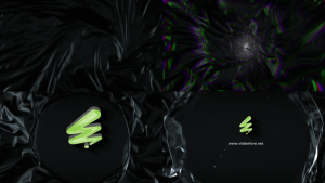 Videohive Black Cloth wave logo Reveal Logo Stings template preview