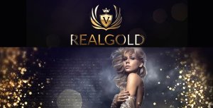 Videohive Real Gold Slideshow Video Displays template preview