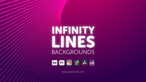 Videohive Infinity Lines Backgrounds Elements template preview