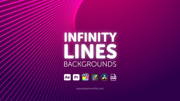 Videohive Infinity Lines Backgrounds Elements template preview