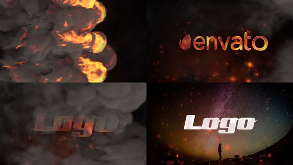 Videohive Stylish Fire Logo | After Effects Logo Stings template preview