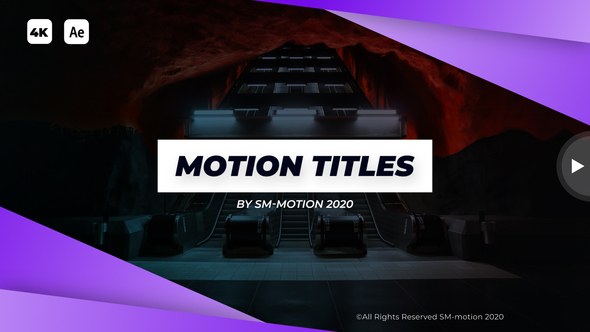 Videohive Modern Motion Titles Titles template preview