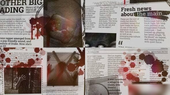 Videohive Dark Thriller Movie Intro Openers template preview