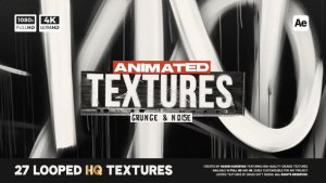 Videohive Animated Grunge & Noise Textures Elements template preview