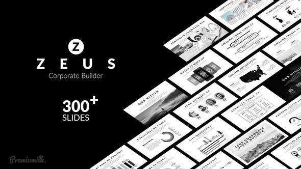 Videohive Zeus Corporate Builder Openers template preview