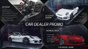 New Car Promo Video Displays template preview