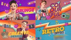 Videohive Retro Intro 46066281 Openers template preview