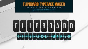 Videohive Flip board Typeface Maker Titles template preview