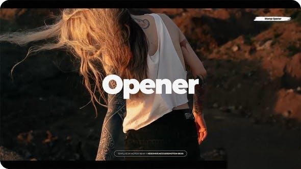 Videohive Percussion Slideshow Openers template preview