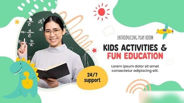 Videohive Kids Slides Promo Openers template preview