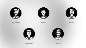 Videohive Black and White Avatars of Men - Avatars Concept Elements template preview