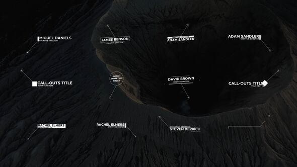 Videohive Call-Outs Title Product Promo template preview