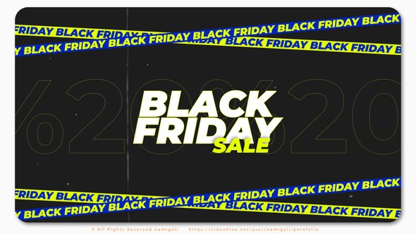 Videohive Black Friday Promo 60771844 Openers template preview