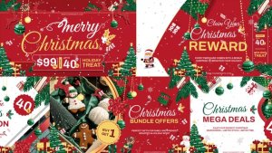 Videohive Christmas Sale Promo After Effect 60908659 Product Promo template preview