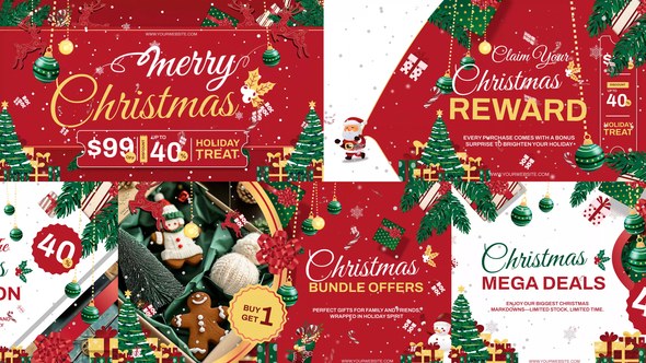 Videohive Christmas Sale Promo After Effect 60908659 Product Promo template preview